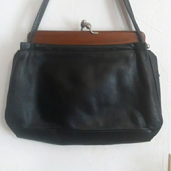 Renato Angi Handbags - Renato Angi Venezia Ciliegio Originals Cherry Wood Italy Handbag Vintage